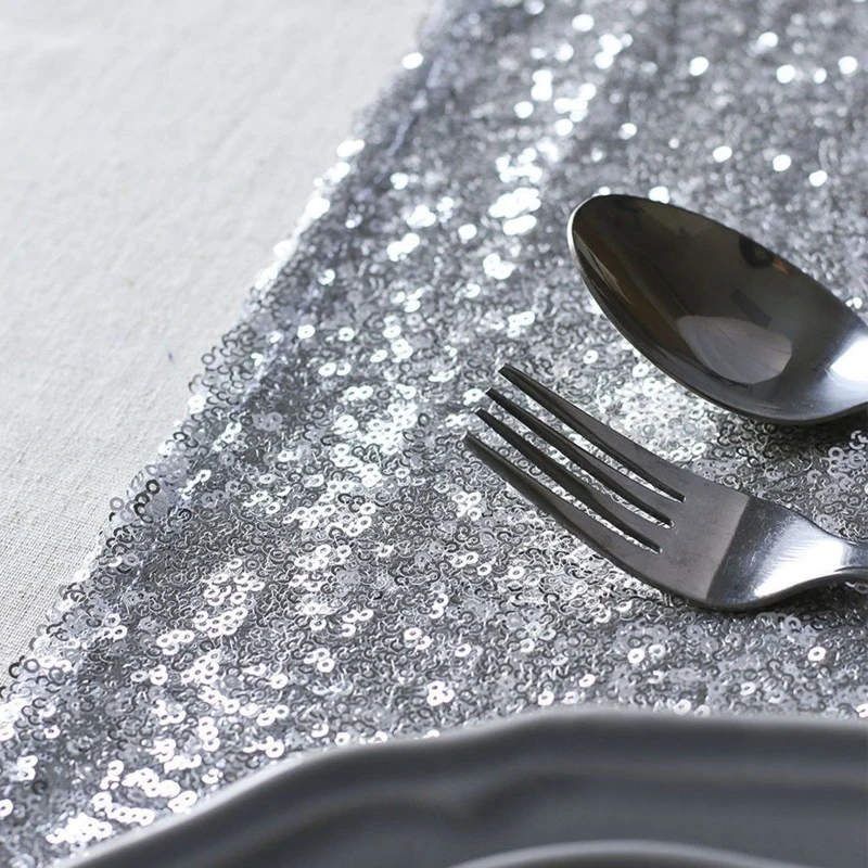 

30x180cm Colorful Sequin table runner for Party table cloth Weddings Decoration Table Runners