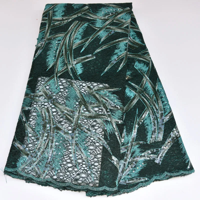 Кружевная ткань с блестками и вышивкой африканская французская органза