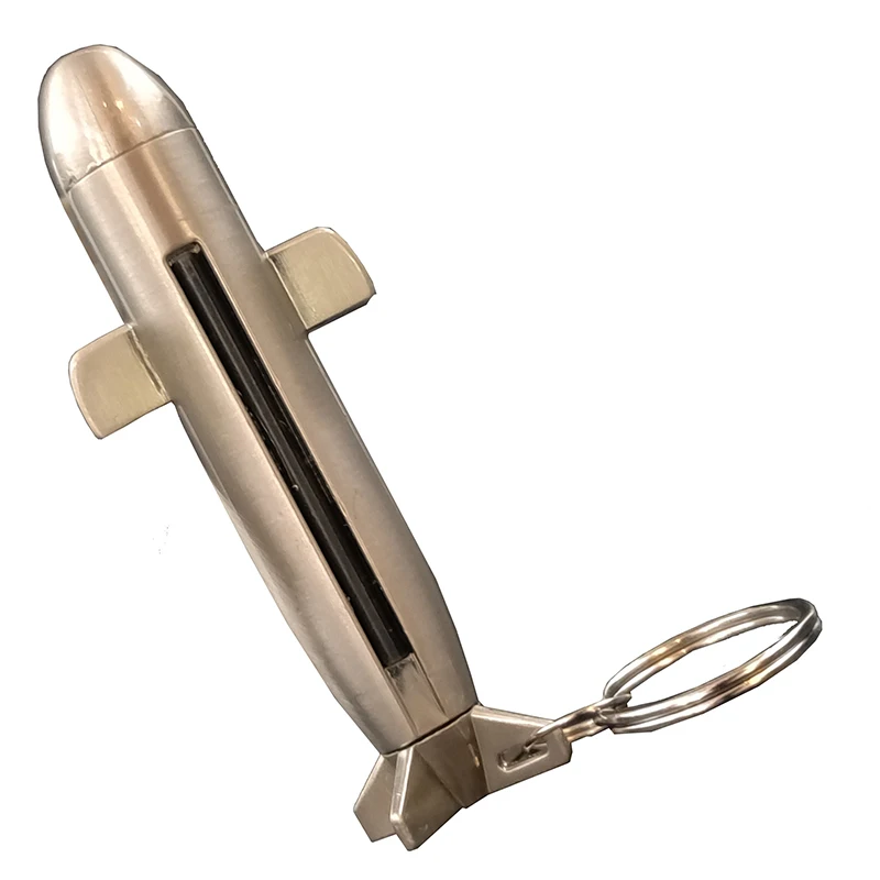 Бесконечный брелок зажигалка на бензине новинка туристический кремневый