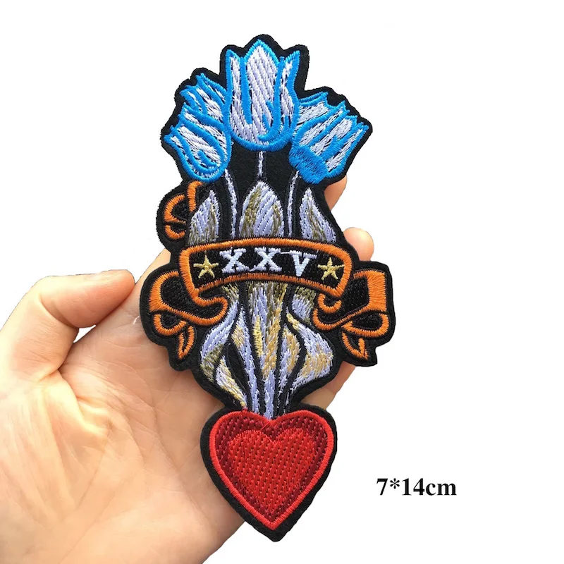 1 шт. нашивки со стрелками в виде сердца аппликация для глажки одежды с