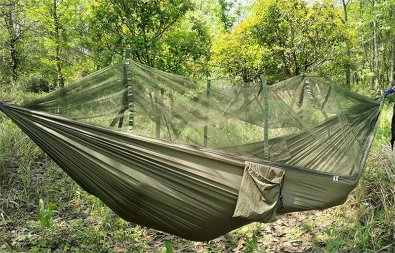 Сверхлегкий гамак с москитной сеткой Hamak Swing подвесная спальная кровать мебель переносное кресло с ремешком и карабином