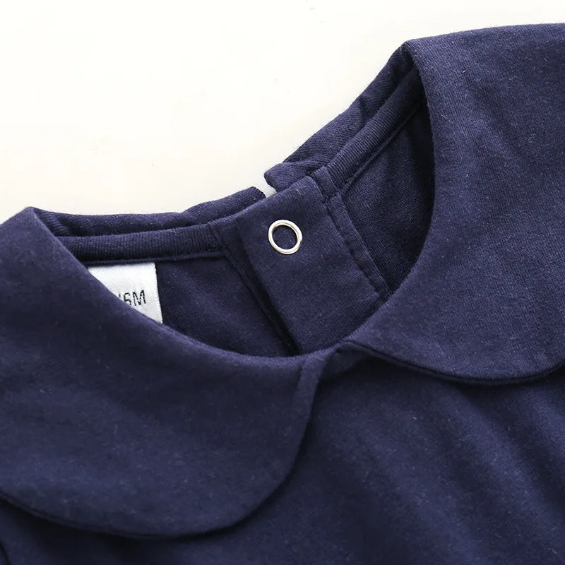 Детский хлопковый комбинезон с длинными рукавами на возраст 0-3 месяца | Детская