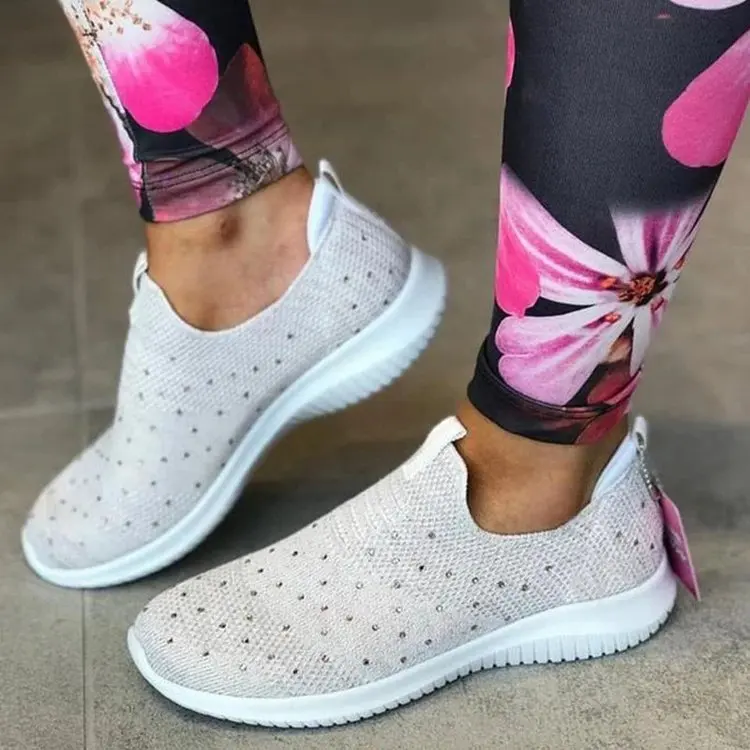Женские кроссовки с вулканизированной подошвой удобные повседневные Лоферы