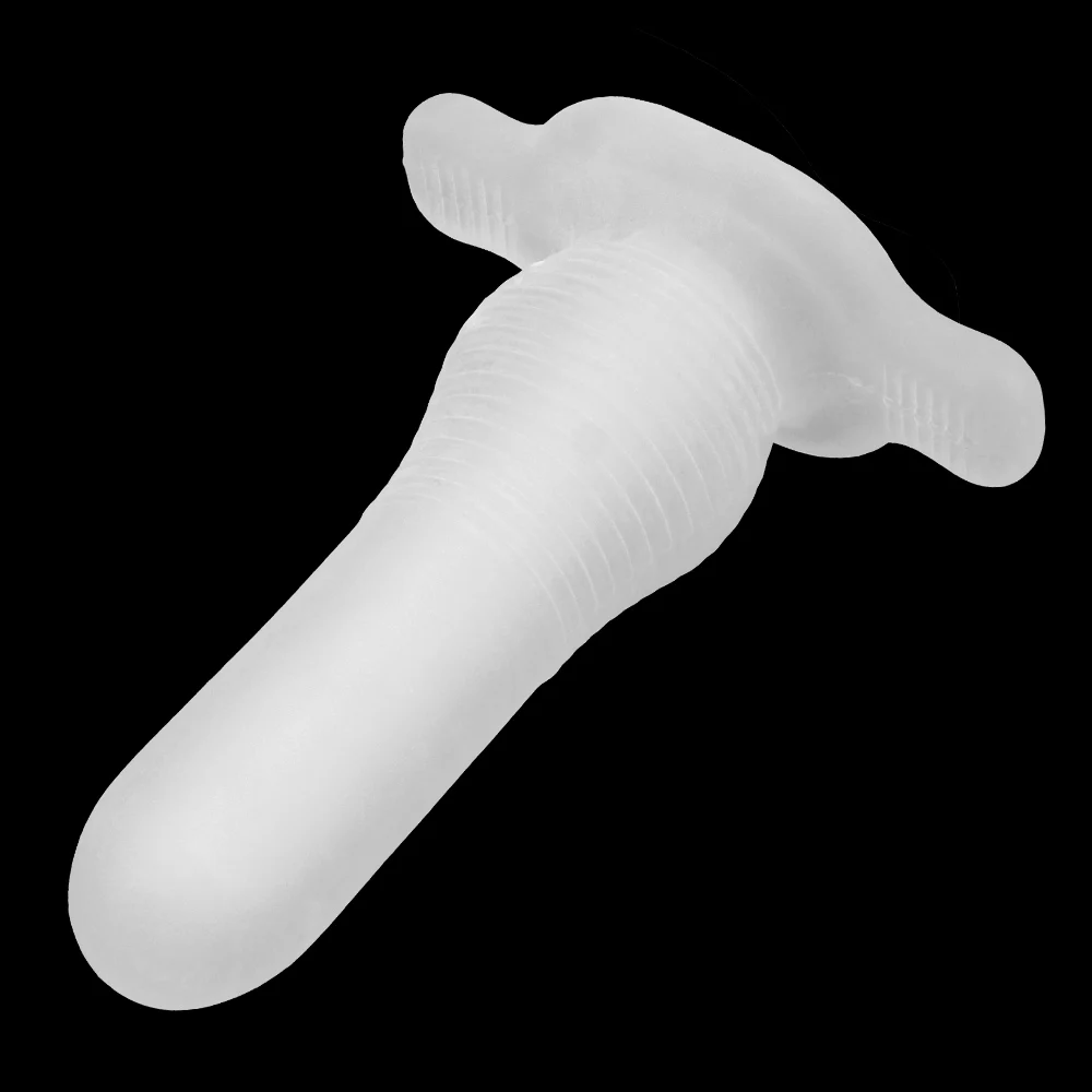 

VATINE Butt Expansion Prostate Massager Transparent TPE Hollow Anal Plug Sex Toys for Women Men Gay Anal Expanding Anus Dilator