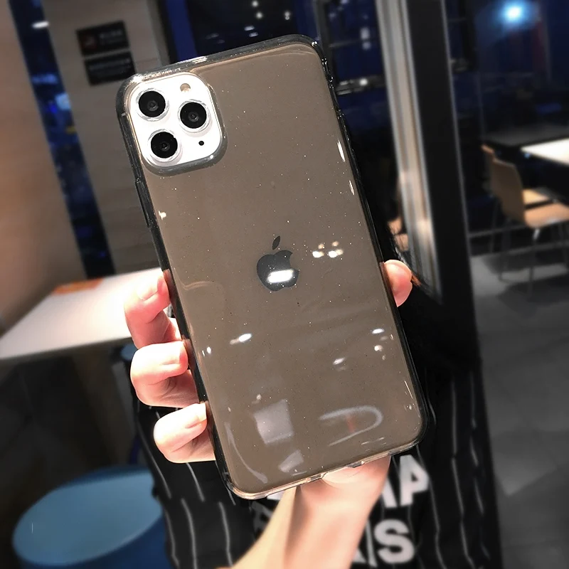 Чехол LOVECOM с блестками для iPhone 11 Pro Max XR X XS 7 8 6 Plus мягкий прозрачный чехол из ТПУ