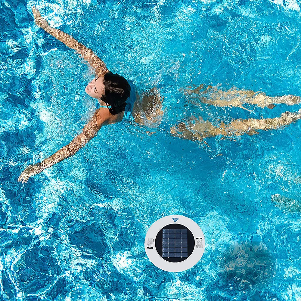 

solar pool ionizer Copper Silver Ion purifier 85% Less Chlorine Kill Algae Keeps Pool Cleaner Up To 15000 Gal Outdoor Swim Water