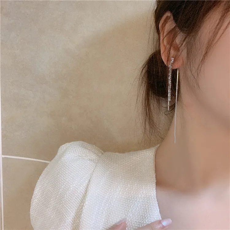 Корейский Новый Дизайн IU винтажная Бриллиантовая заколка для волос Druner отель