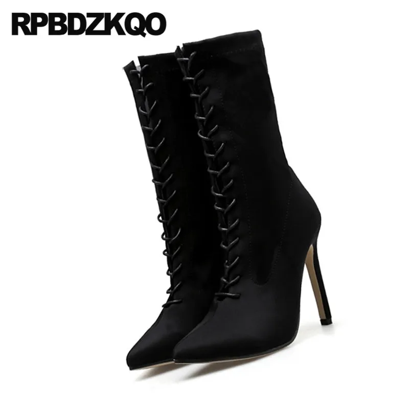 Туфли на высоком каблуке с острым носком стильная женская обувь Тренд Экстрим