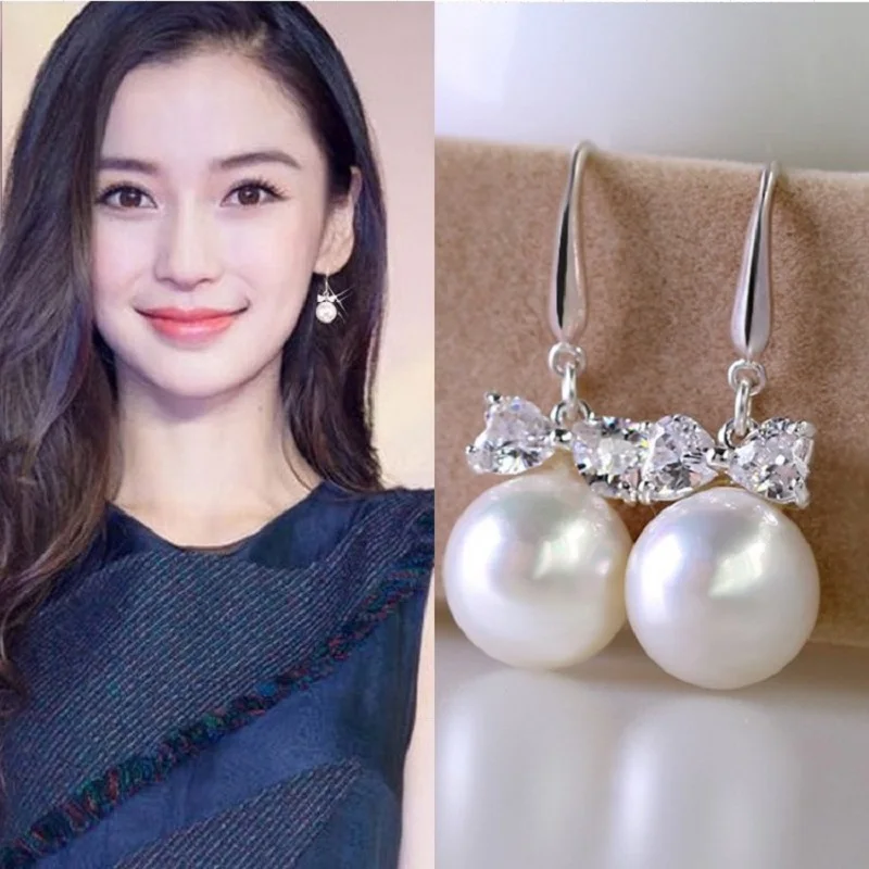 KingDeng Pearl Роскошные Циркон Серьги Заявление Женщины Ювелирные Изделия 2020 винтаж