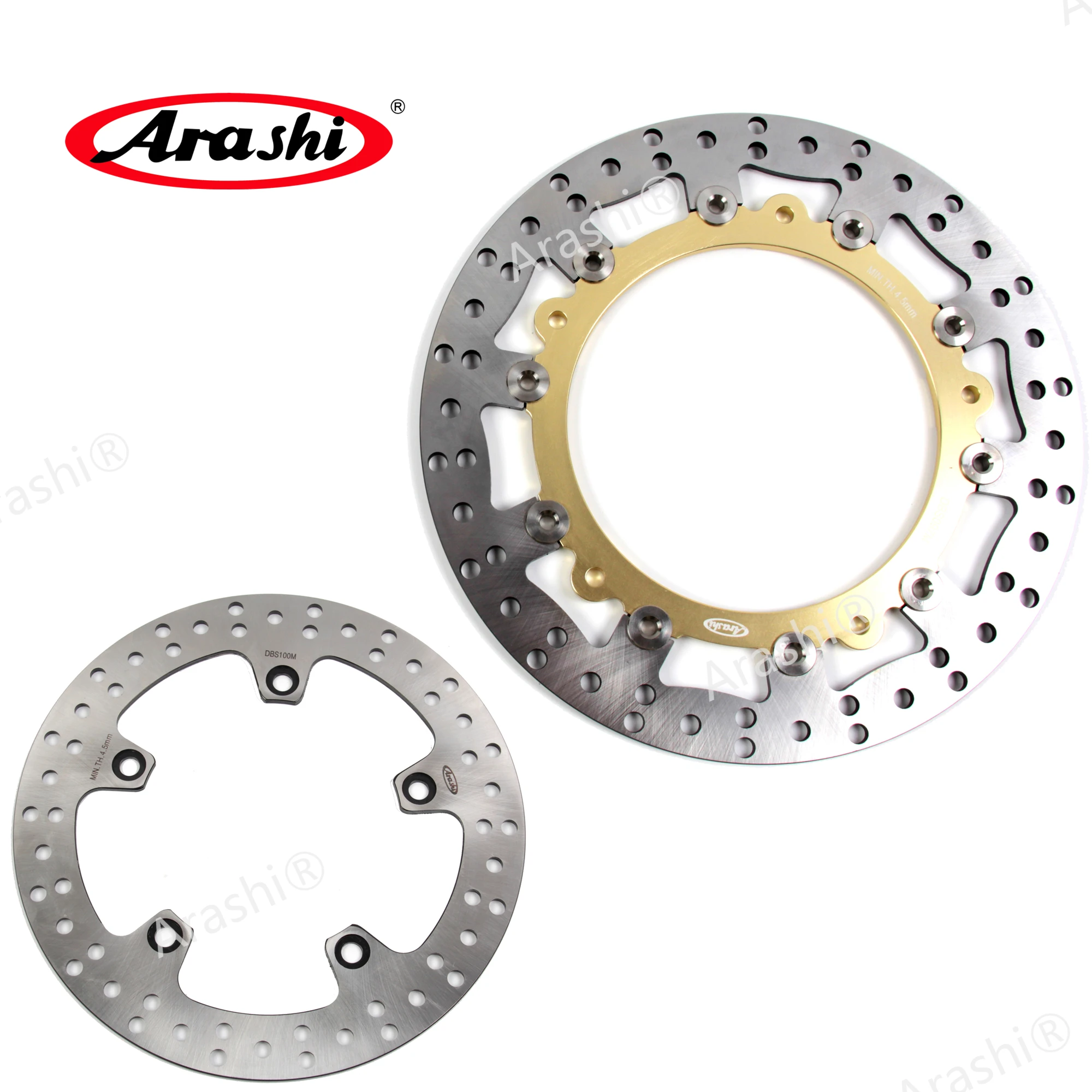 Billig ARASHI Für BMW HP2 CNC Vorn Hinten Rotoren Bremsscheibe Fit BMW HP 2 2006 2007 2008 2009 09 08 07 06