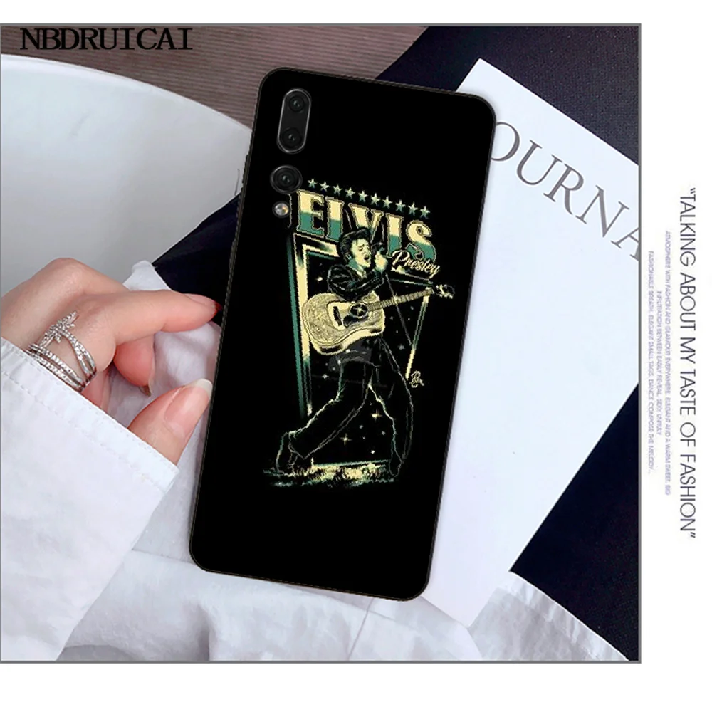 NBDRUICAI Elvis presley Singer чехол для телефона с принтом сделай сам Huawei Y5 Y6 Y7 Y9 Prime 2019 Enjoy 7 8 9 10
