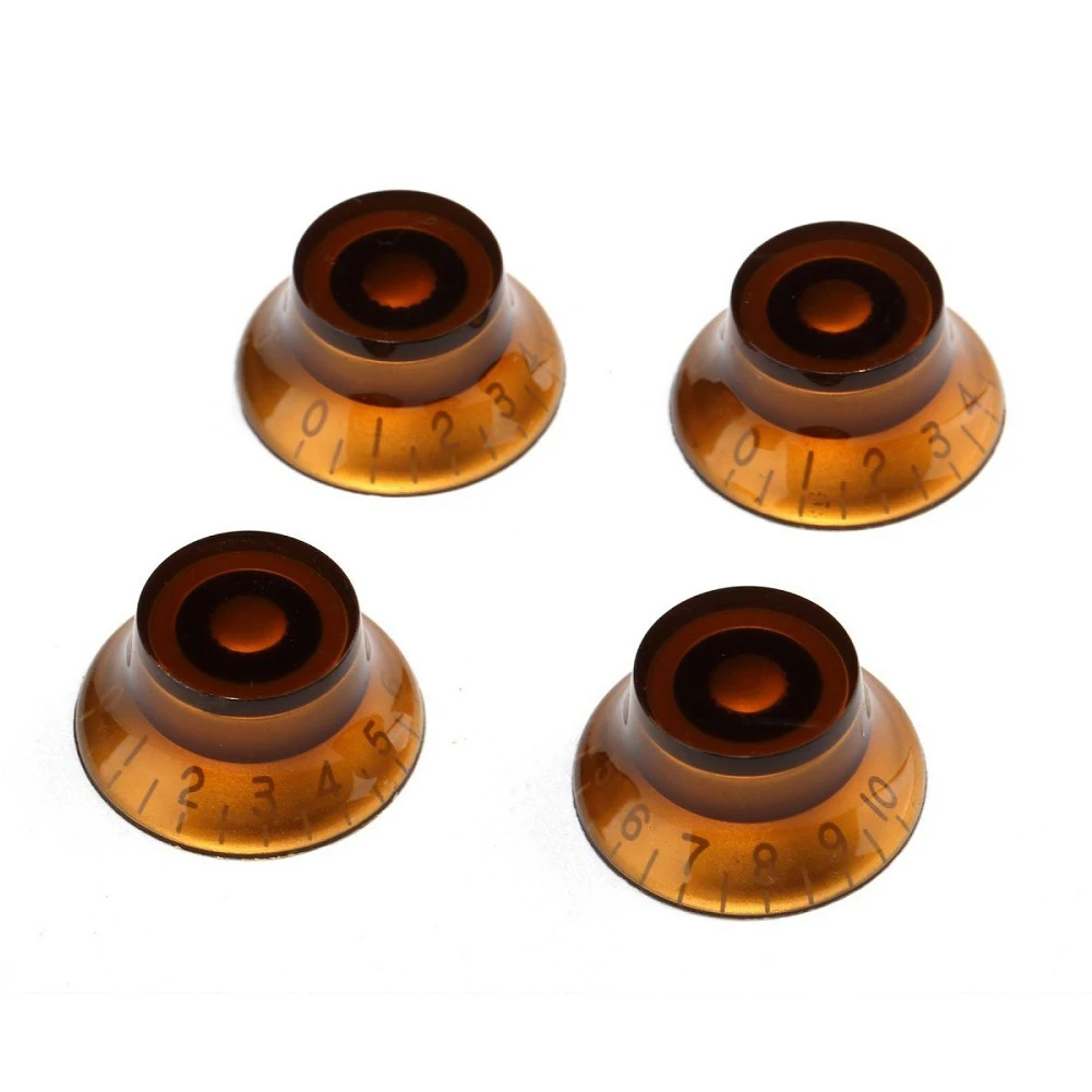 4pcs Top Hat Guitar Knobs Potentiometer Replacement Volume Tone Accessories Practical Musical Speed Control Instrument For LP |