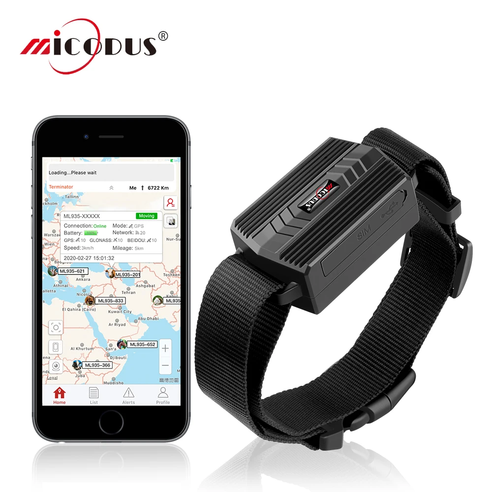 GPS-трекер MiCODUS для собак, 3000 мАч