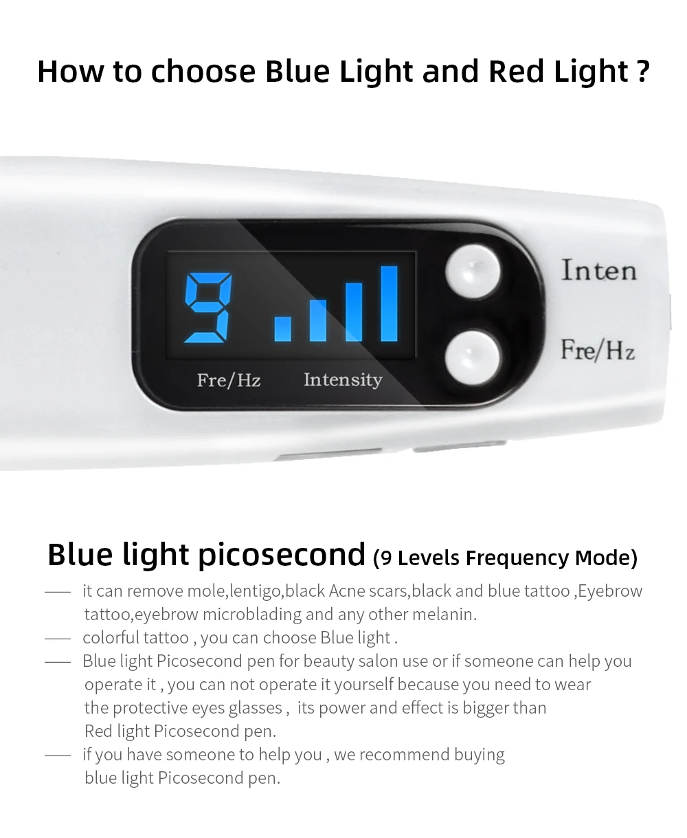 Пикосекундная терапия пигментные тату шрам удаление веснушек машина для