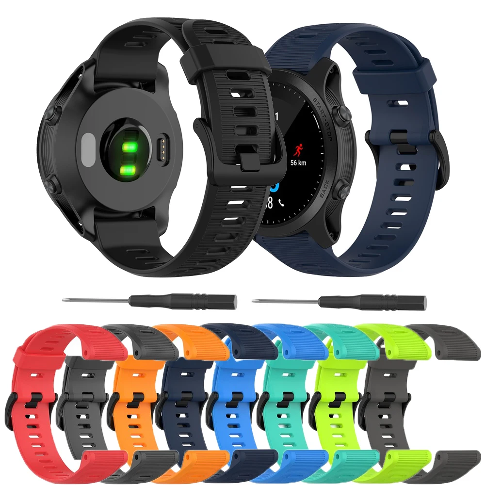 

Ремешок силиконовый для Garmin Fenix 5 Plus 6 Pro Forerunner 945 935, 22 мм