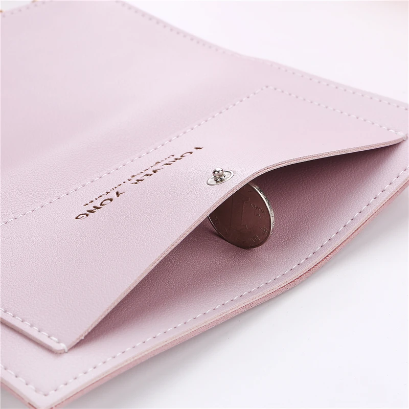 

Fashion Women Wallet Lovely Candy Color Long Coin Zipper Purse Card Package PU Passport Holder Card Wallet