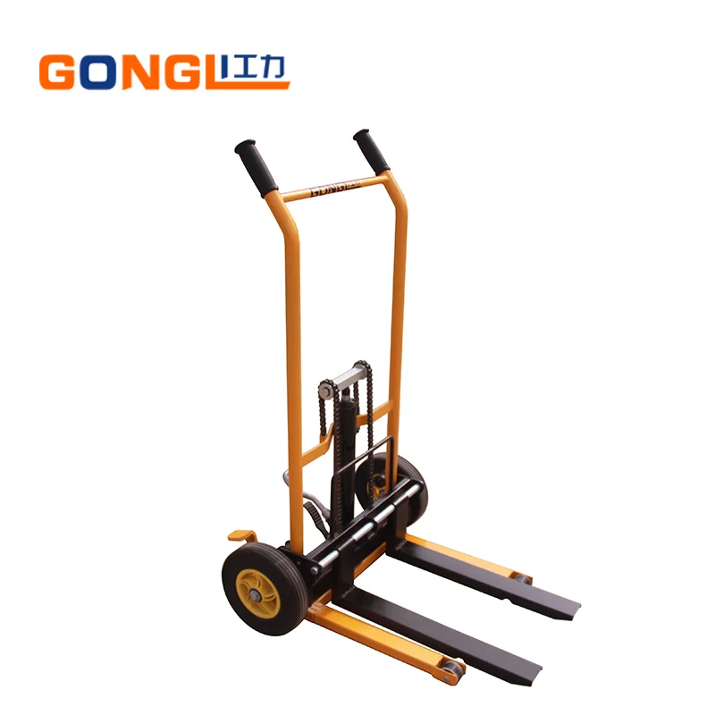 

GL-0057 Hydraulic Manual Short Distance Cargo Handling Light Lift Truck Stacker