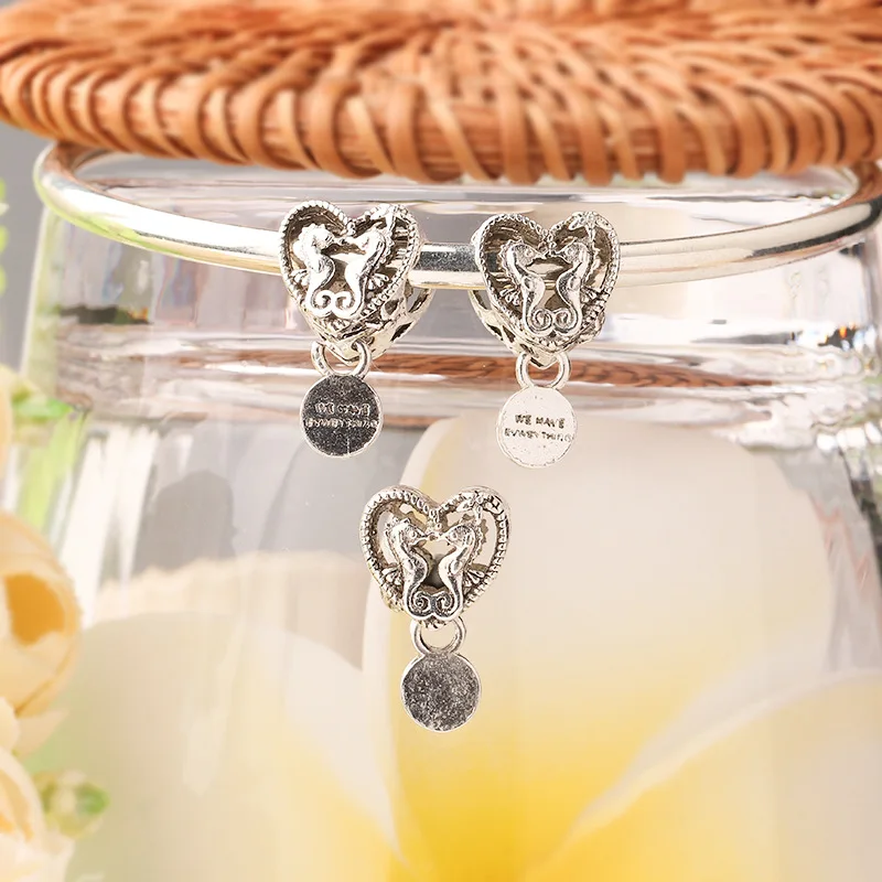 Полые подвеска в виде морского конька ювелирные изделия из бисера подходят pandora