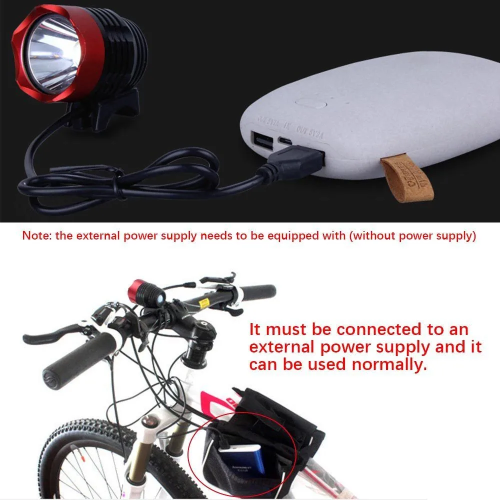 3000 Lumen XML T6 USB Interface LED Bike Bicycle Light Headlamp Headlight 3Mode | Спорт и развлечения