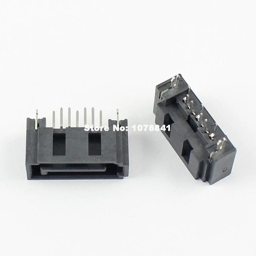 5 шт. Sata Тип 7 булавки DIP разъем для жесткого диска HDD|connector male|connector pinconnector sata |