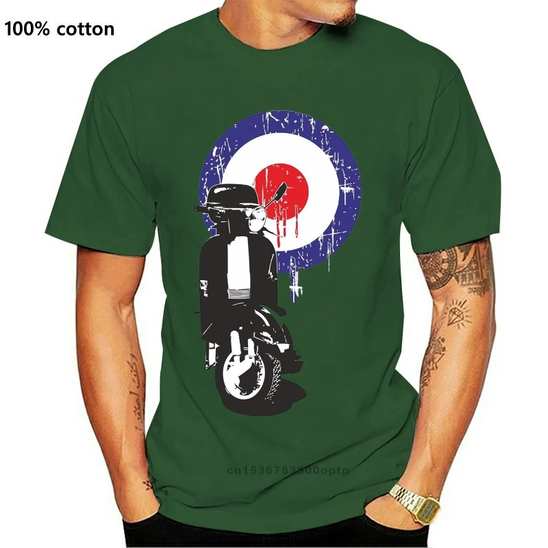

Новая модная футболка, велосипедная ретро-футболка с скутером lambrita 50s 60s 70s 80s 90s, крутая Повседневная футболка с мотоциклом, Мужская модная фу...