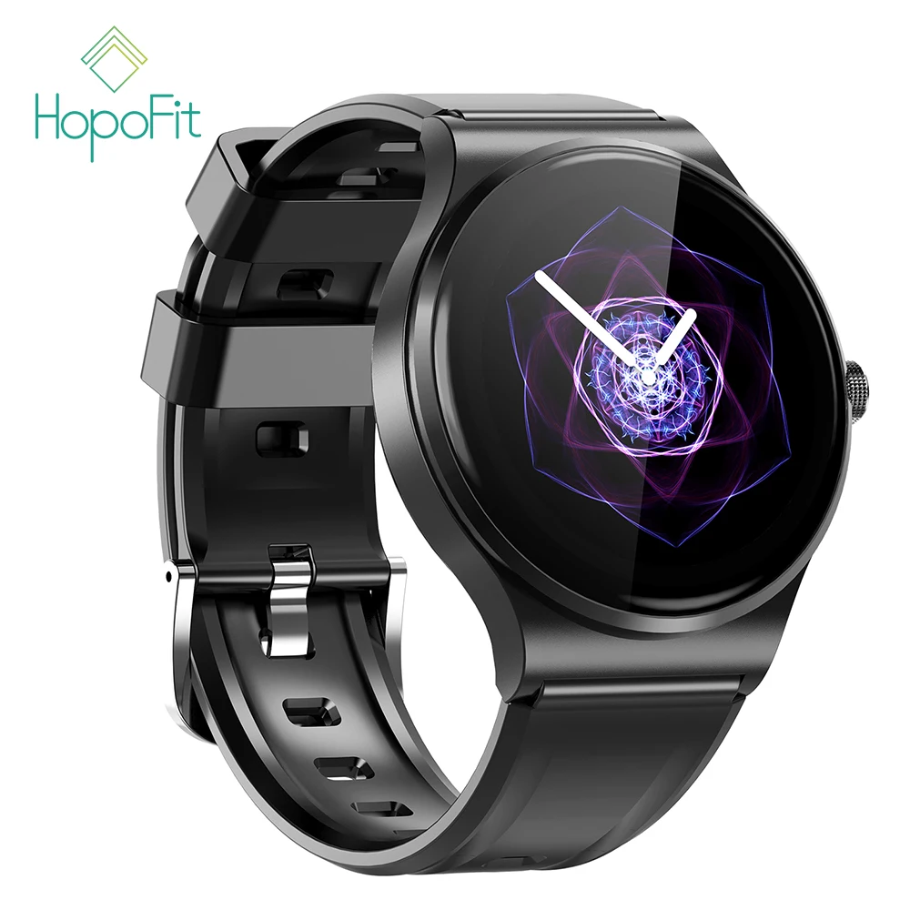 

HopoFit 2021 New Smartwatch Multi-dial Heart Rate Monitor Men Women Sport Calorie Wristwatch Waterproof Weather For Android IOS