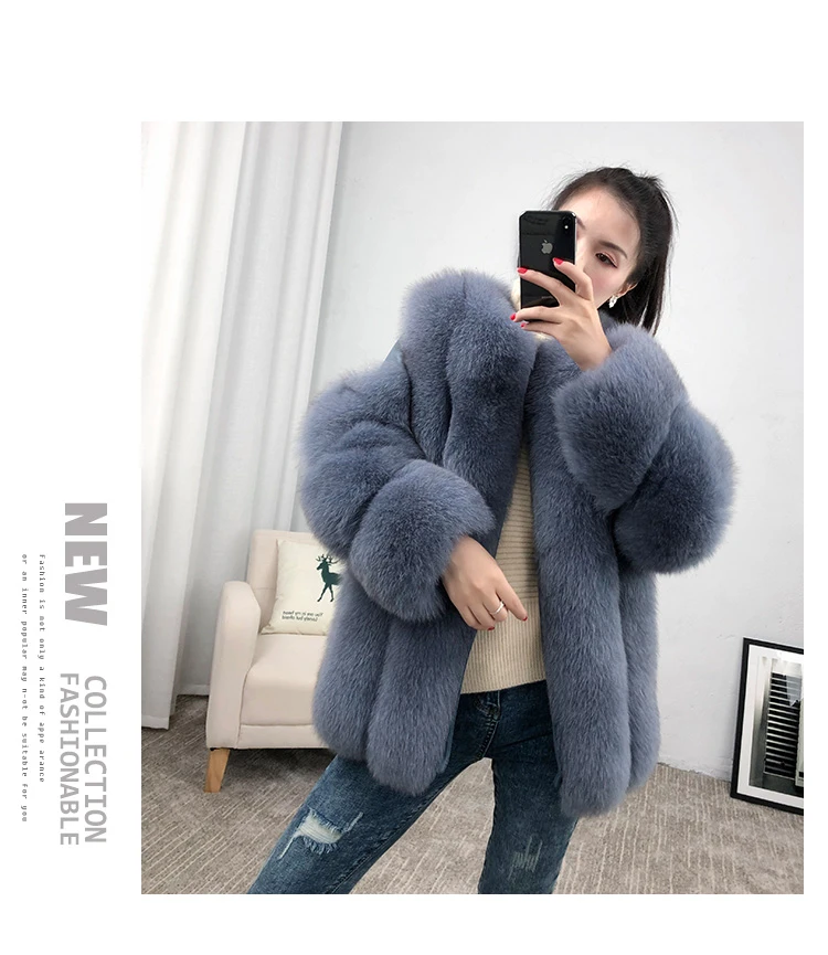 ZDFURS* натуральный мех, Лисий мех, шуба, дизайнерское, для девушек, зимнее, действительно Лисий мех, шуба, съемный, натуральный мех, шуба, Женская