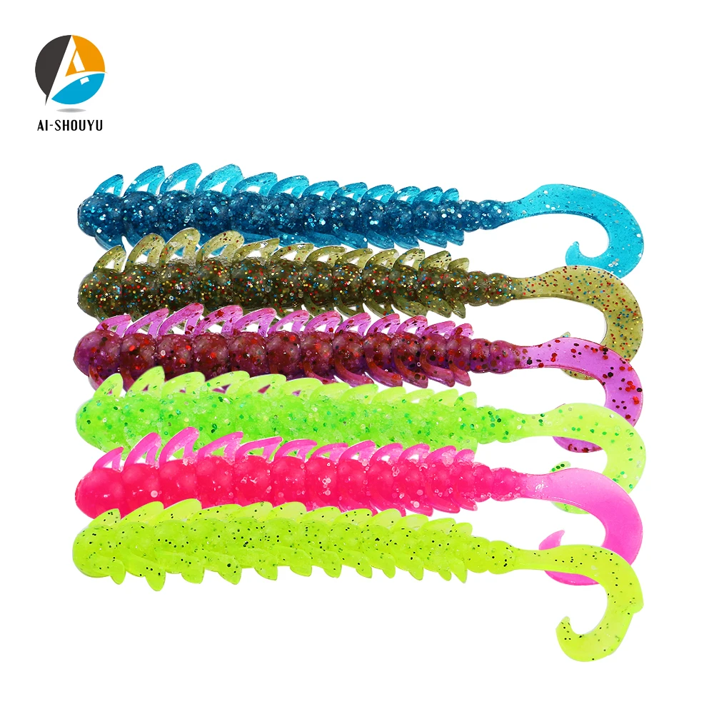 Искусственная мягкая рыболовная приманка 6 шт. 105 мм 7 г | Спорт и развлечения