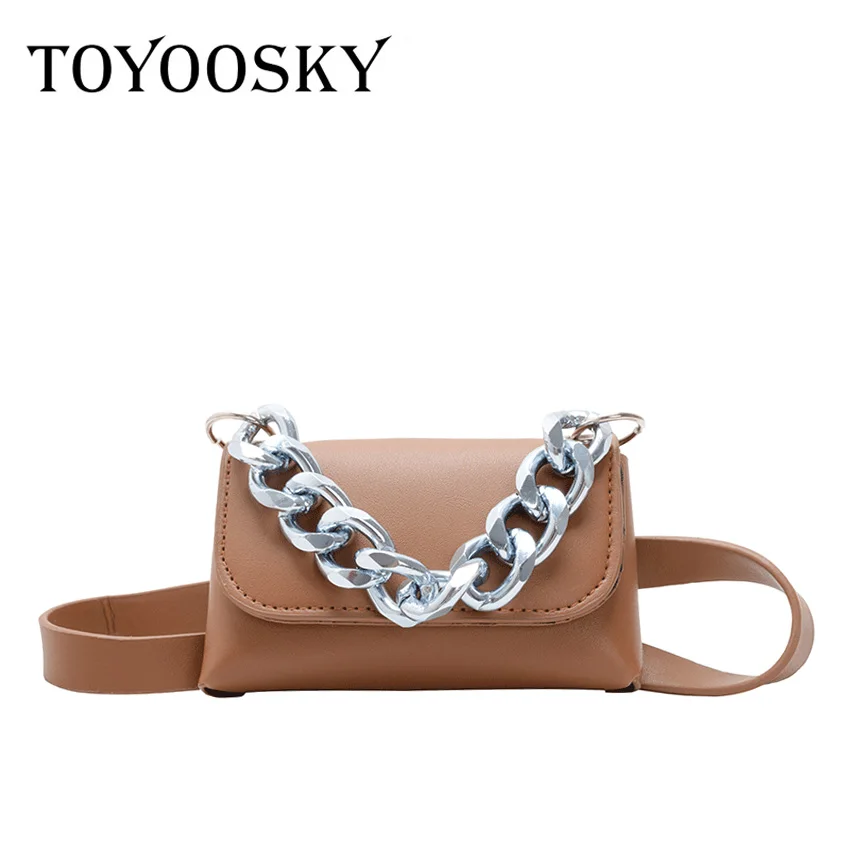 Роскошная брендовая кожаная поясная мини сумка TOYOOSKY для женщин модная женская