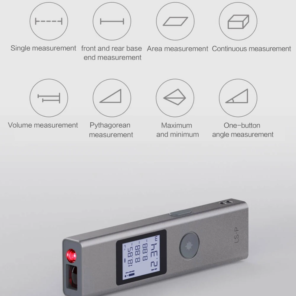 

IPEGA Laser Range finder 40m LS-P Range Finder USB flash charging High Precision Measurement Portable Handheld rangefinder