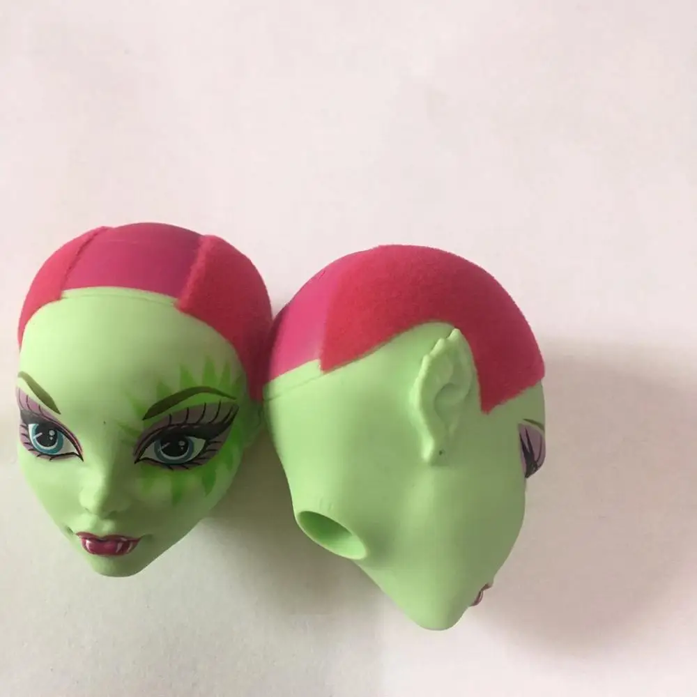 Кукла Monstering голова игрушки без волос куклы головы DIY растения волосы белый