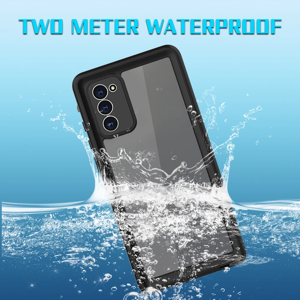 

IP68 Real Waterproof Case For Samsung Note 20 Ultra Clear Full Protection Underwater Water Proof Phone Cases For Samsung Note 20