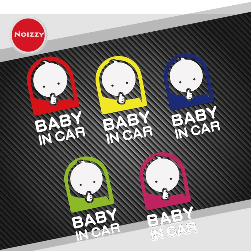 Noizzy Baby in Car виниловый деколь отражающий наклейки для автомобиля Mama авто сиденья