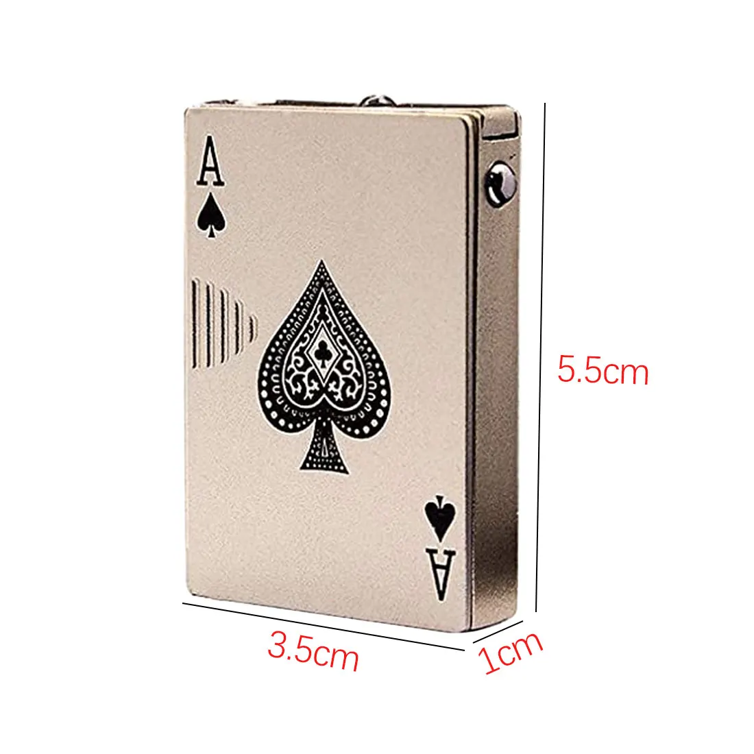 

Creative Jet Torch Turbo Lighter Counterfeit Light Playing Cards Butane Windproof Metal Lighter Metal Funny Toys For Men