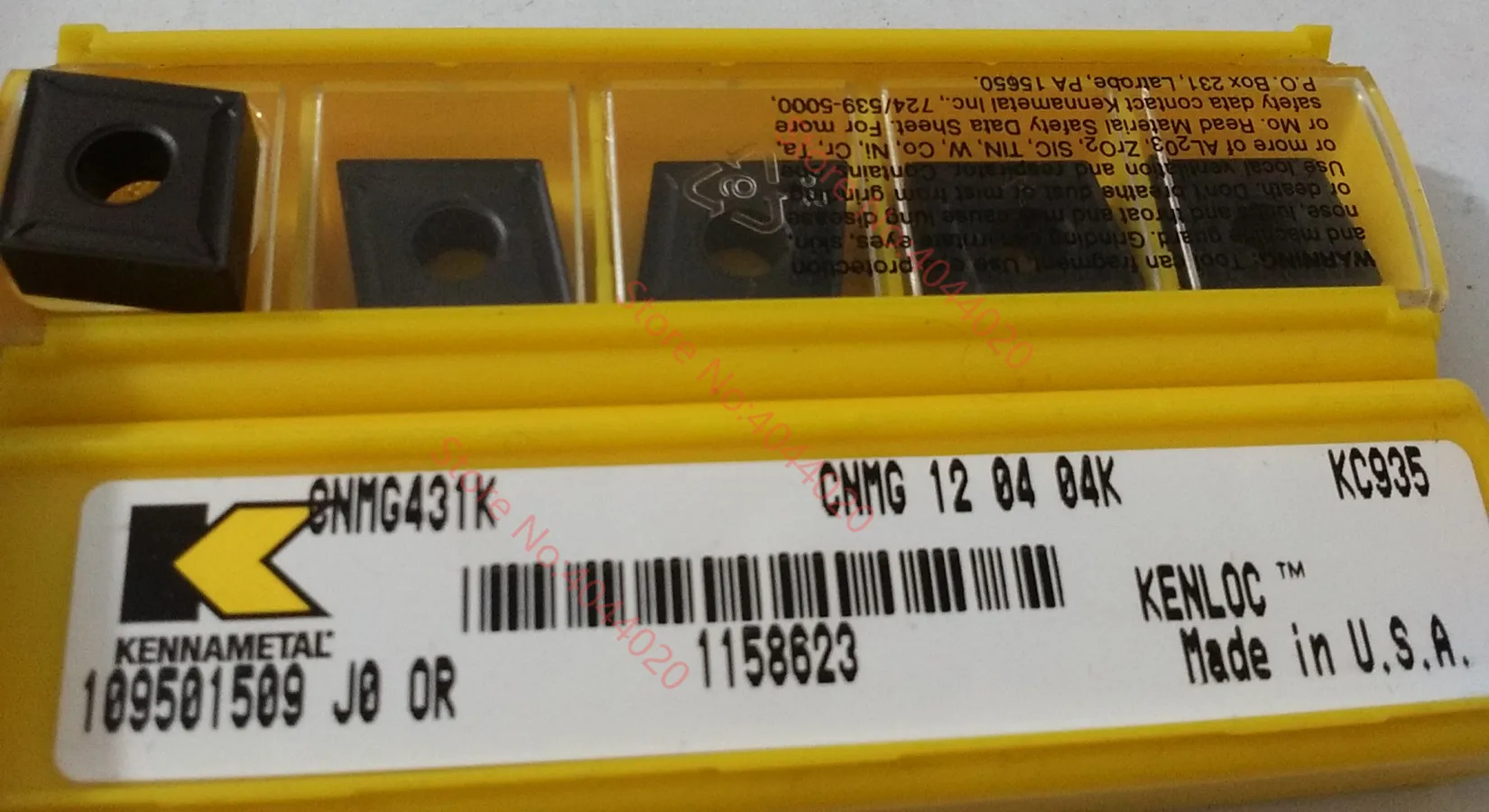 

CNMG120404K KC935 5pcs/box New original cutting tool carbide insert for CNC