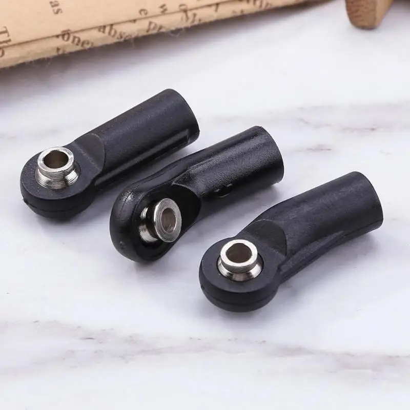 10 шт. M4 Пластик тяги автомобиля держатель шаровой шарнир разъем для осевой Scx RC б/у