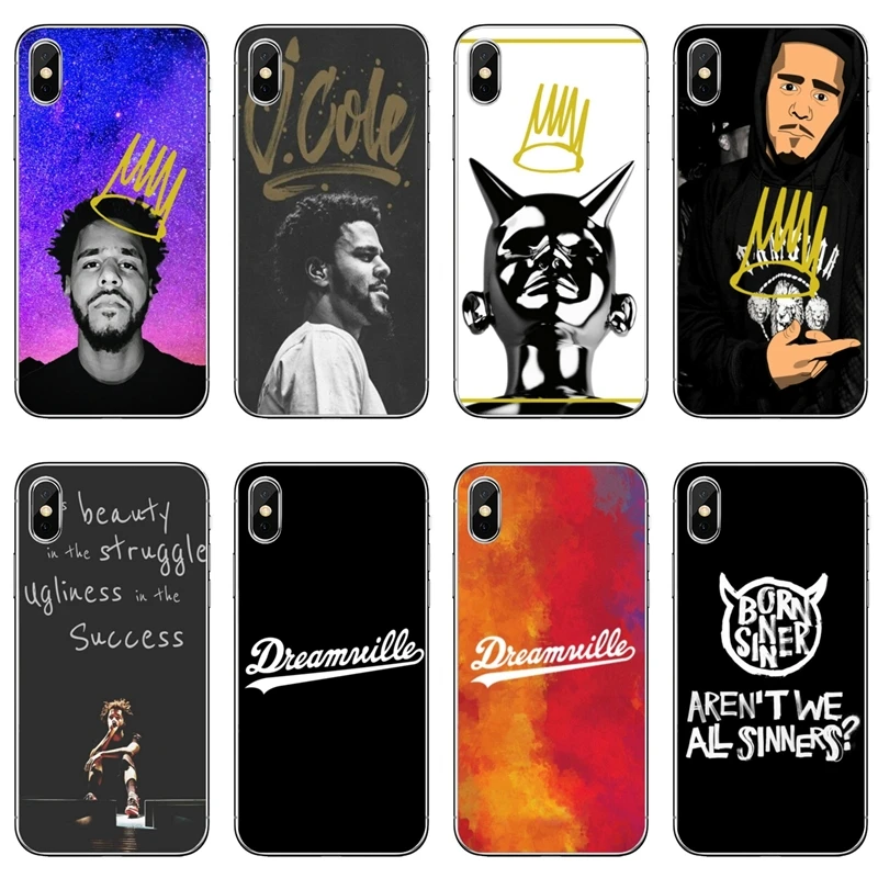 Чехол для Samsung Galaxy A10 A30 A40 A50 A60 A70 A6s A8 A9s J4 J6 Prime Plus 2018 чехол rapper J Cole|Бамперы| |