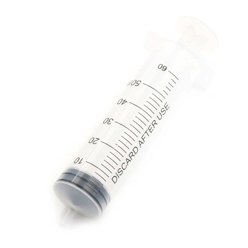 

50ML Plastic Syringe Measuring Nutrient Sterile Reusable Lab Kitchen Tool