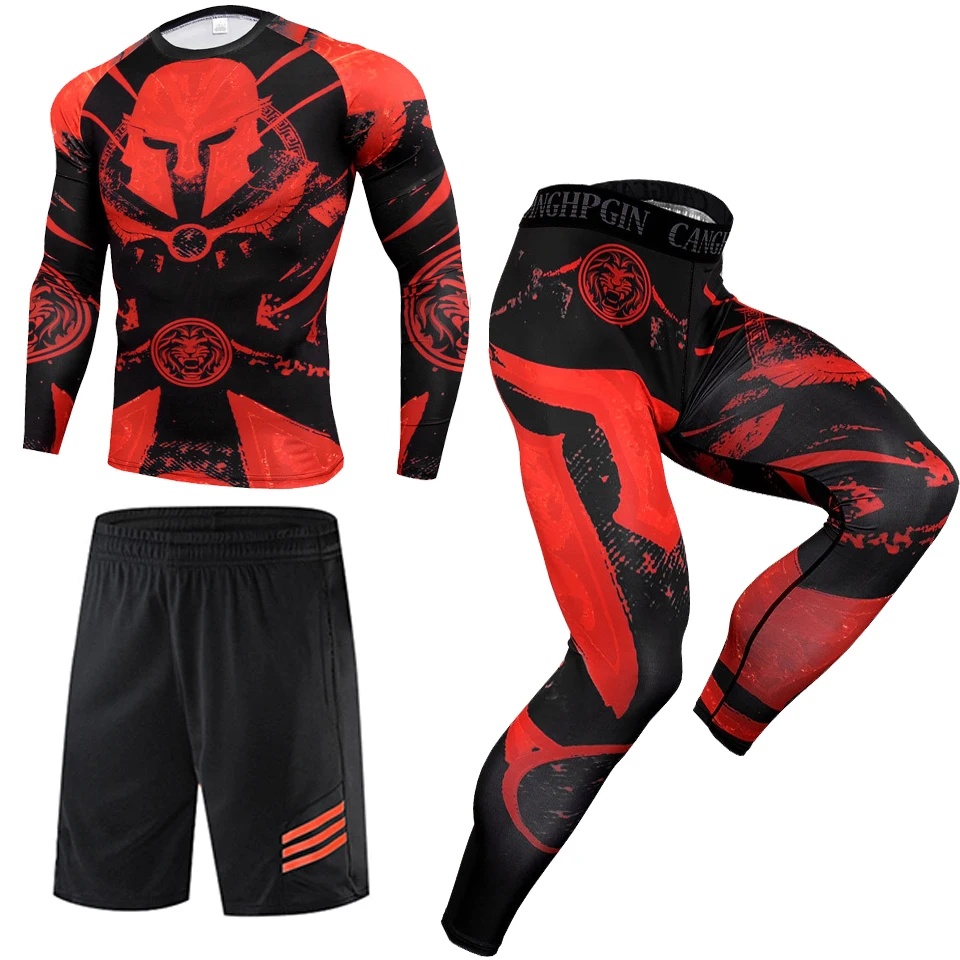 

Rushguard Men Jiu Jitsu T shirt Mma Clothing Rash Guard Jiu Jitsu Masculino Kickboxing Muay Tait Shorts Jogging Boxe Tracksuit
