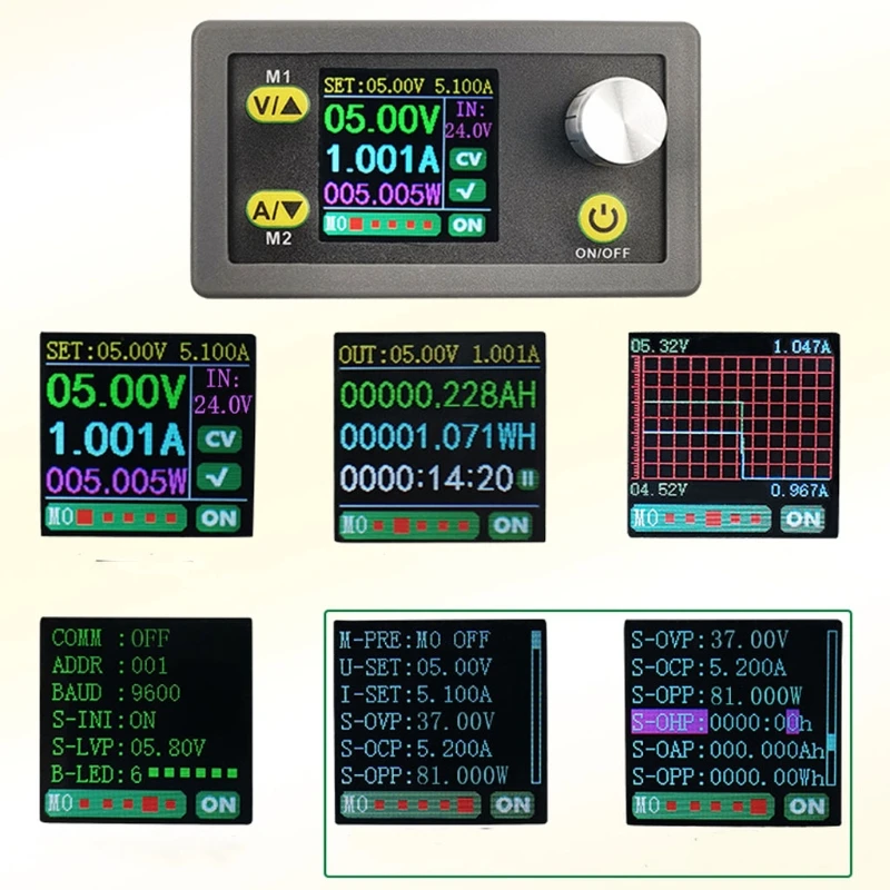 

WZ3605E DC DC Buck Boost Converter CC CV 36V 5A Power Module Adjustable Regulated laboratory power supply Voltmeter ammeter