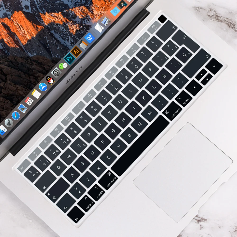 Ультратонкий чехол для клавиатуры MacBook Air 13 дюймов A1932 2018 2019