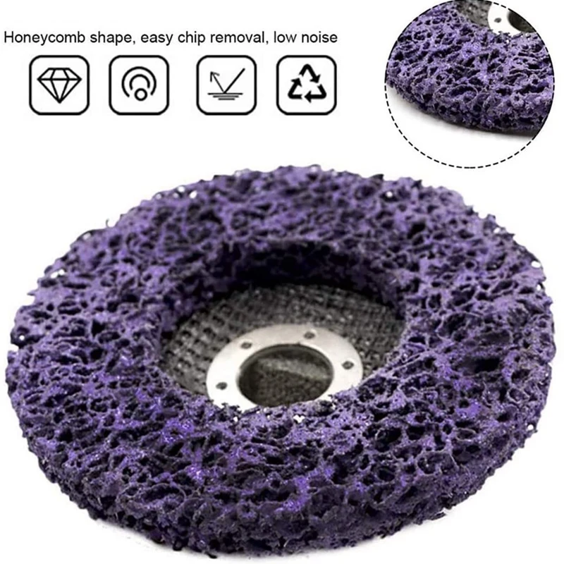 

Strip Abrasive Disc for Cleaning and Removing Grinder 4Inch X5 / 8Inch