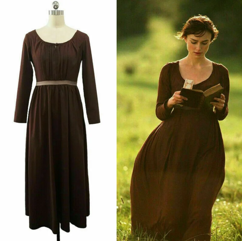 

Pride and Prejudice dress British Vintage Linen Dress