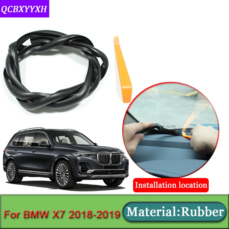 

Автомобильный Стайлинг для BMW X7 2018-2019, резиновая защита от пыли звуконепроницаемые не пропускающие шума, уплотнительные полоски для лобовог...