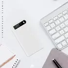 ЖК-дисплей Дисплей DIY 6x18650 Батарея чехол Мощность внешнего аккумулятора, Портативный внешний бокс без Батарея Мощность банковской карты протектор E56B