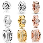 Новинка, индивидуальный шарм, 100%, классические бусины-закрепки в форме шара, магнитный браслет для рукоделия, розовый Роскошный Золотой ювелирный подарок