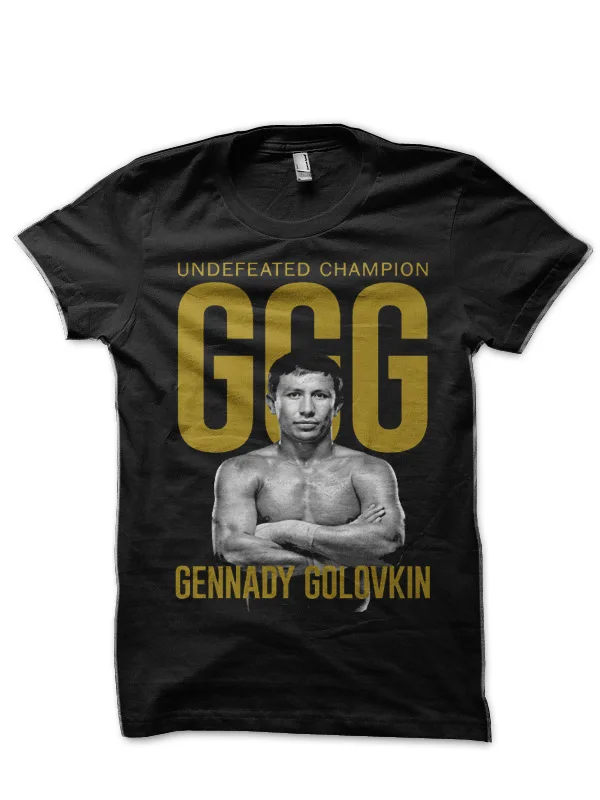 Команда Ggg черная футболка |