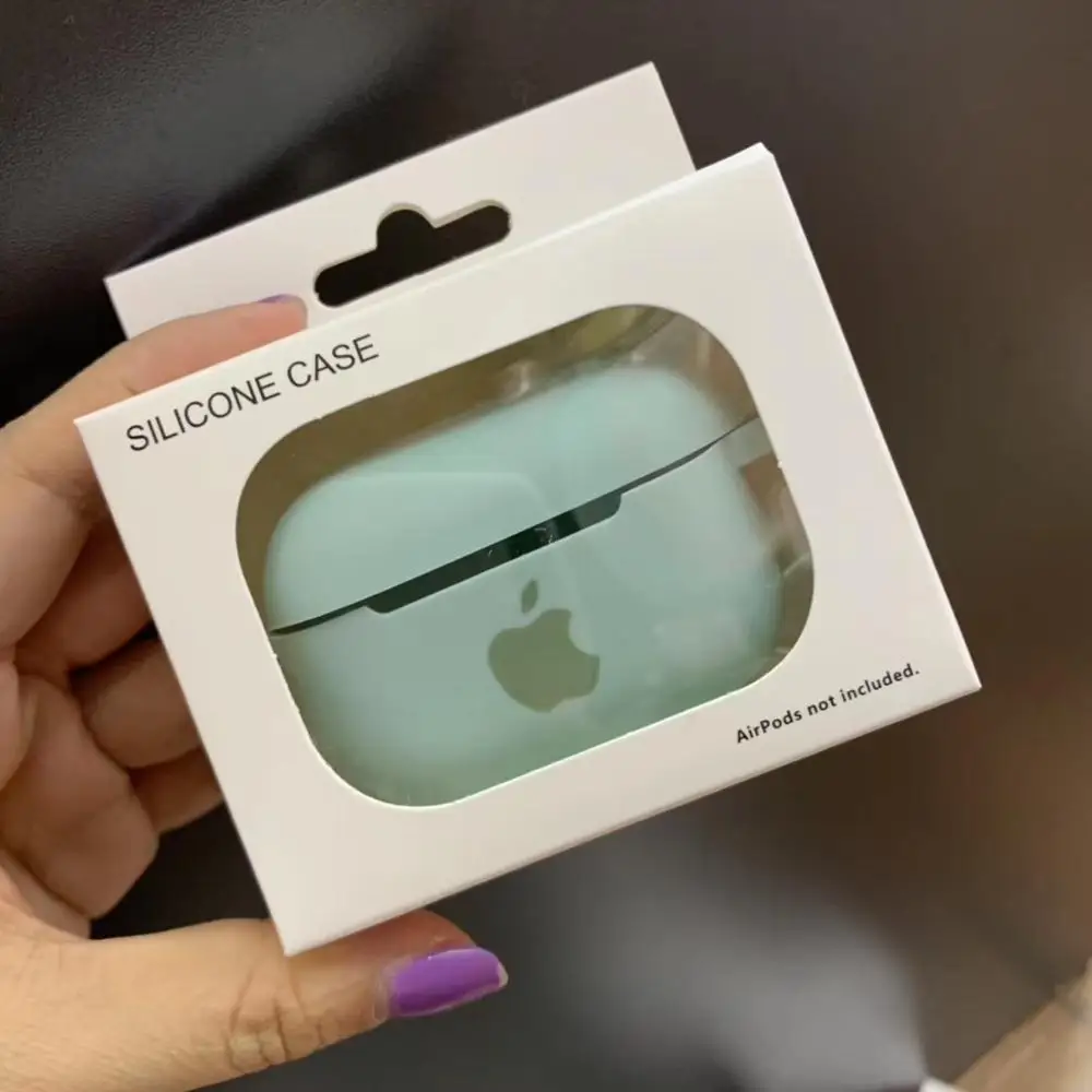 Чехол для беспроводных наушников с поддержкой Bluetooth Apple AirPods Pro Защитные Мягкие