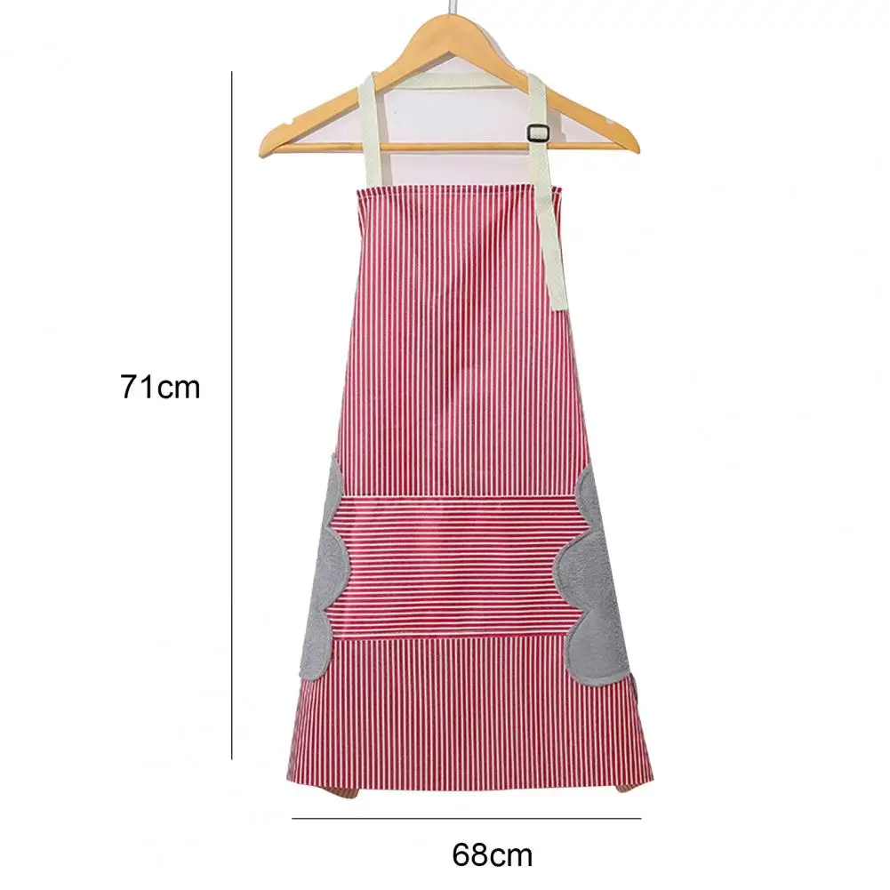

HOT SALESApron Greaseproof Anti-oil Adjustable Big Pocket Apron for Cooking