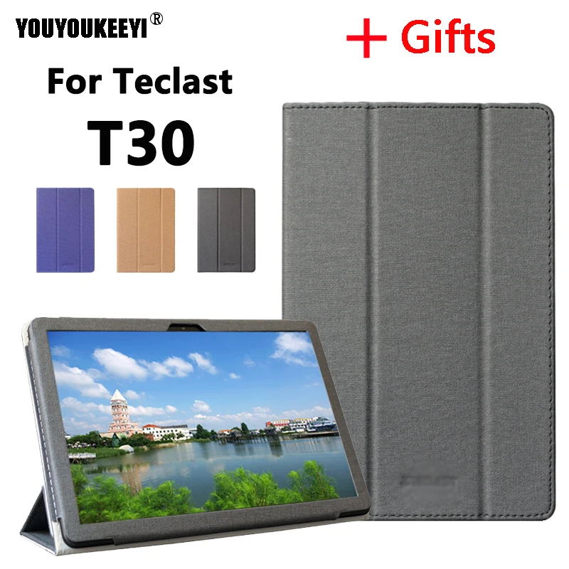 Чехол для teclast T30 чехол подставка 10 1 дюйма защитный планшетного ПК закаленное